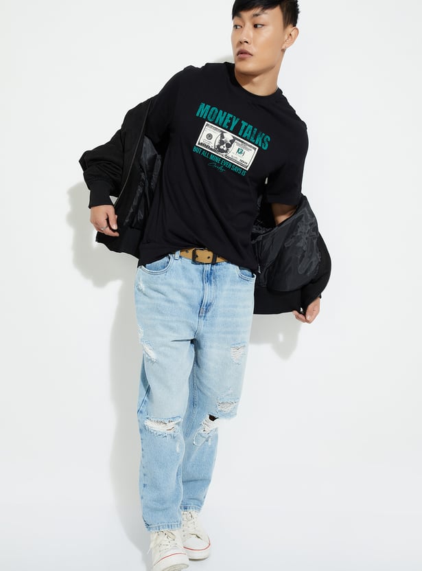 Men Graphic Printed T-shirt