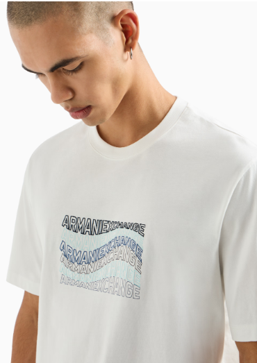 Floating Logo Crew Neck Regular Fit Tshirt